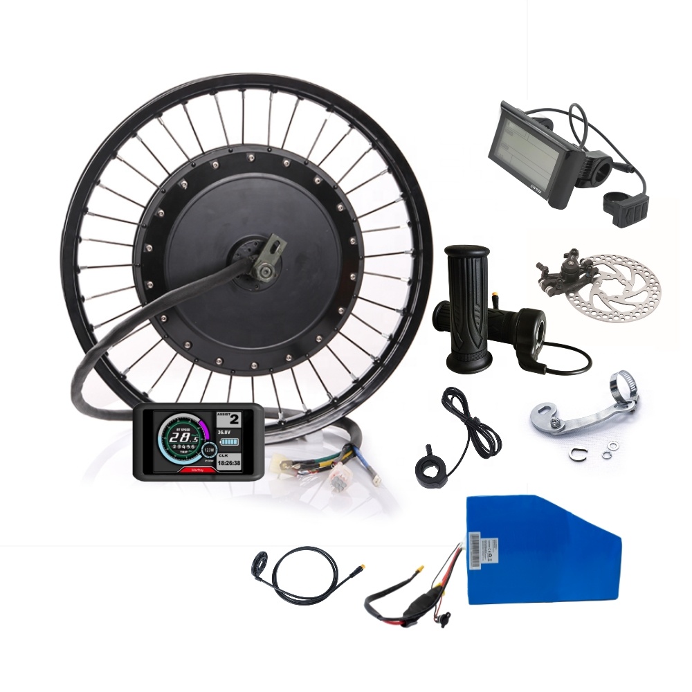 Big Torque Electric Bicycle Bi - đánh giá và giá 72V 5000W Hub Motor Kit