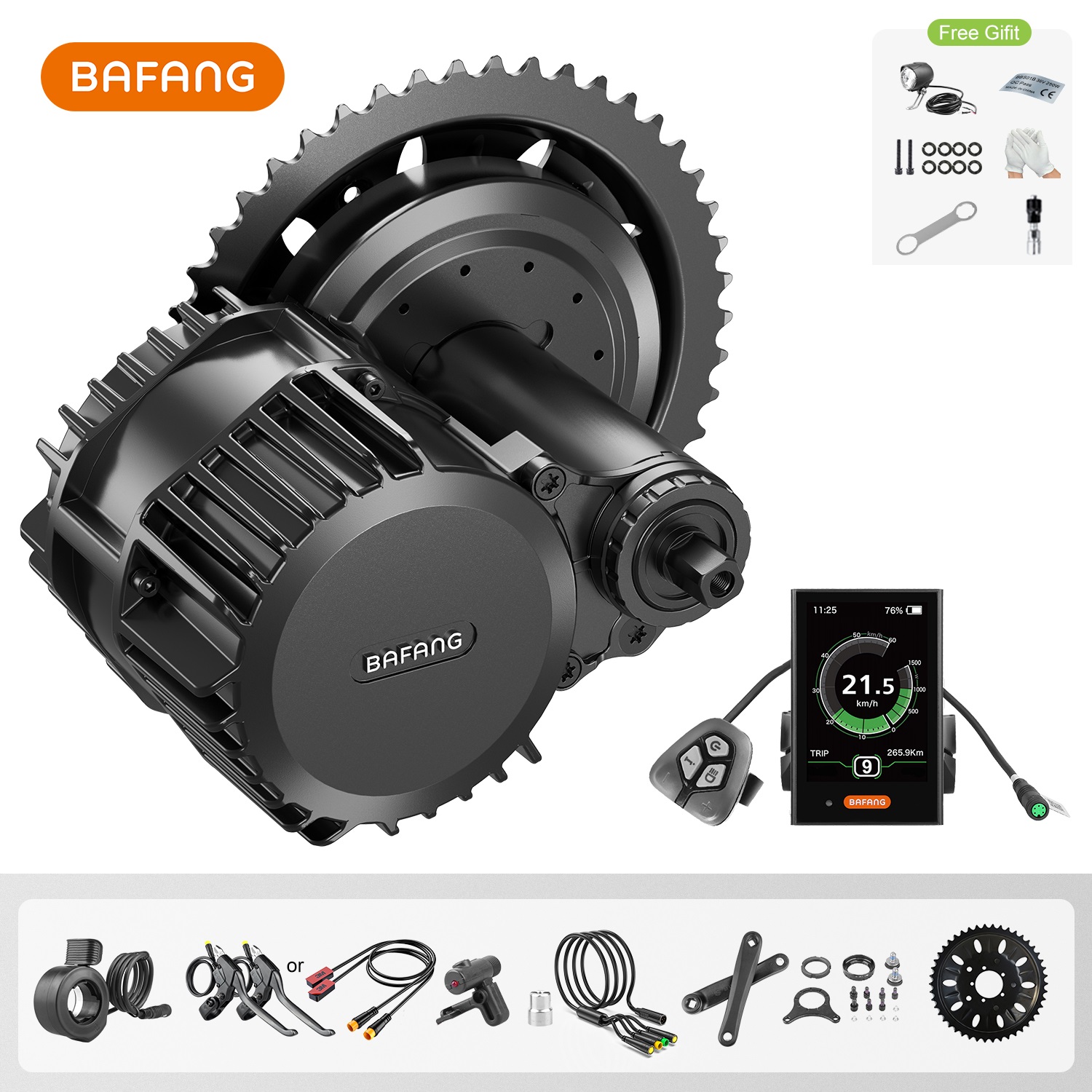Bafang UART 48V/52V 1000W Mid  - đánh giá và giá Mid Drive Motor Kit 52V 1000W